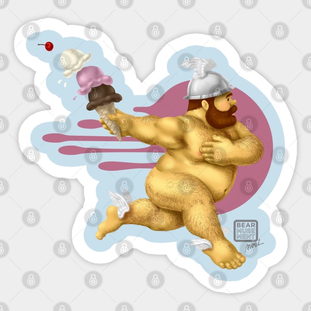 Ice Cream in a Flash! Sticker by BEarMUSEMENT